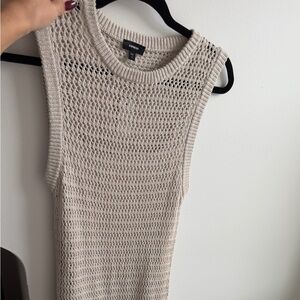 NWT Express Beige Knit Maxi Dress